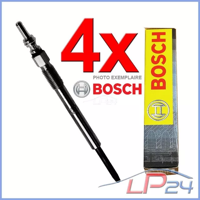 4x BOSCH BOUGIE DE PRÉCHAUFFAGE DURATERM GLP003 POUR AUDI A3 8L 1.9 TDI 96-03