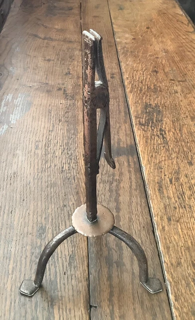 Rare Late 18th/ Early 19th Century WELSH Rushlight Holder Rush Nip C1780-1820