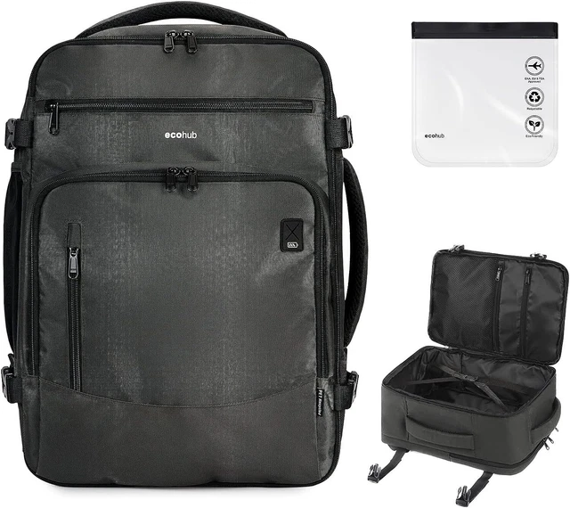 ECOHUB EASYJET UNDERSEAT Airline Flight Cabin Bag 45x36x20cm with Free