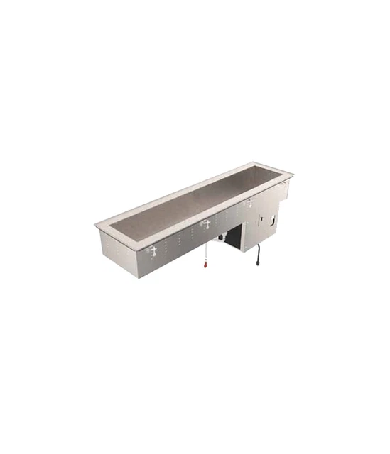 Vollrath 3 Pan Refrigerated Short Side Cold Pan Drop In Model 36656