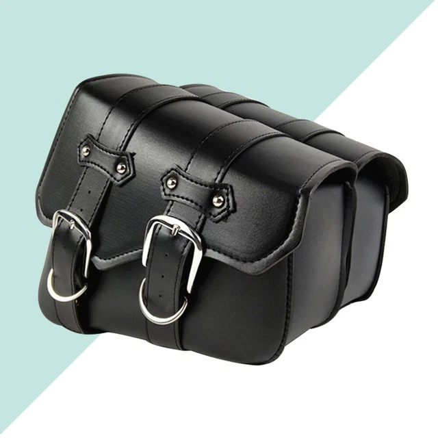 1 paio di borse da appendere moto triangolo pelle pu impermeabile borsa da sella elettrica