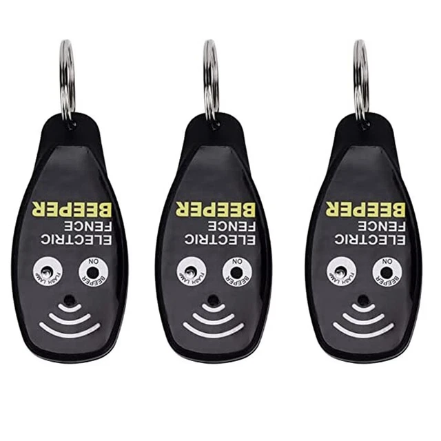 3X Fence Voltage Tester, Simple Red Light Electric Fence Beeper9514