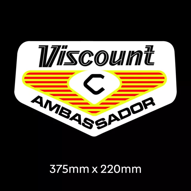 Viscount Ambassador Sticker Decall