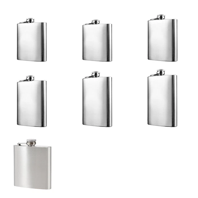 Flachmann Regalo Splitter Portátil Whisky Olla Bebidas Botella Acero Inoxidable