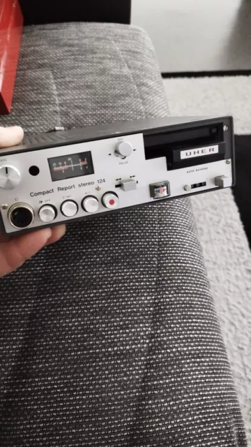 UHER Compakt Report Stereo 124 Kassettengerät Tapedeck