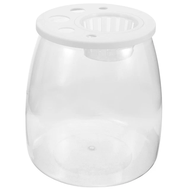 Round Tabletop Fish Tank Goldfish Aquarium Bowl Small Fish Tank