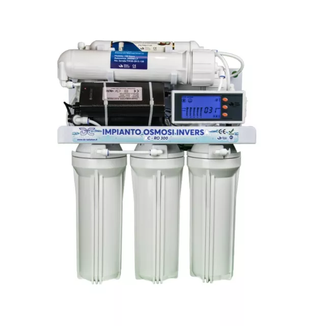 Depuratore acqua osmosi inversa 6 stadi 300 galloni purificatore domestico casa