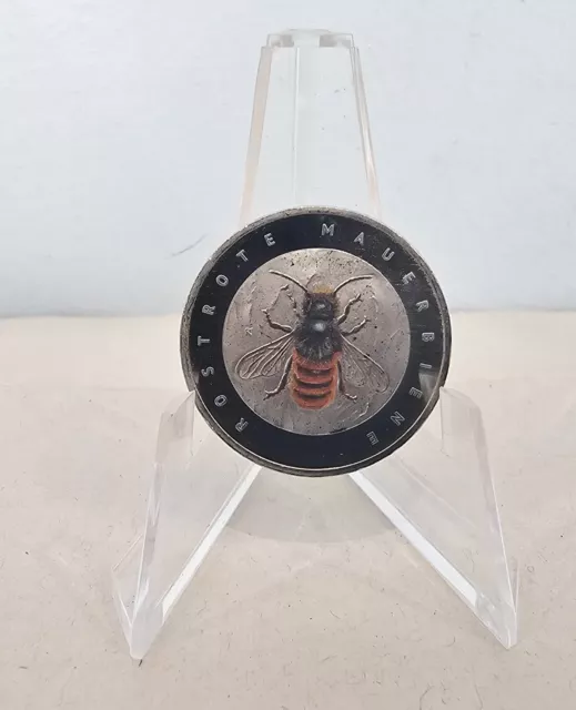 5 Euros Commemorative Germany 2023 Insect UNC - Bee / Tostrote