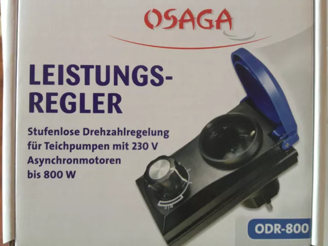 Original Osaga ODR 800 Leistungsregler  Teichpumpenregler Pumpenregler