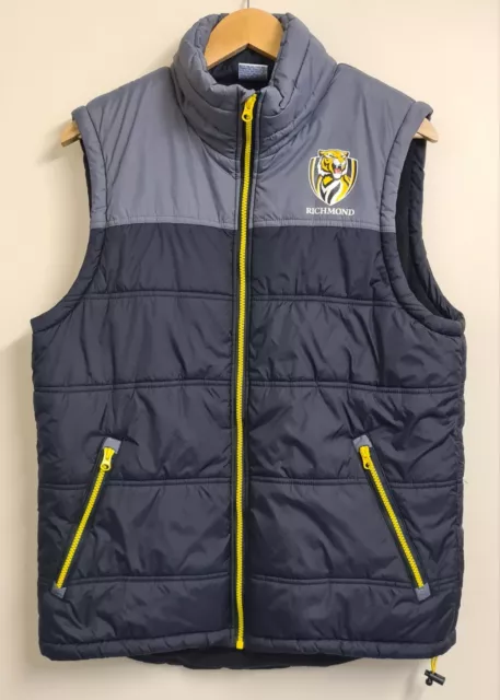 Richmond Tigers AFL Official Puffer Vest Good Pre-Owned Condition Size Small