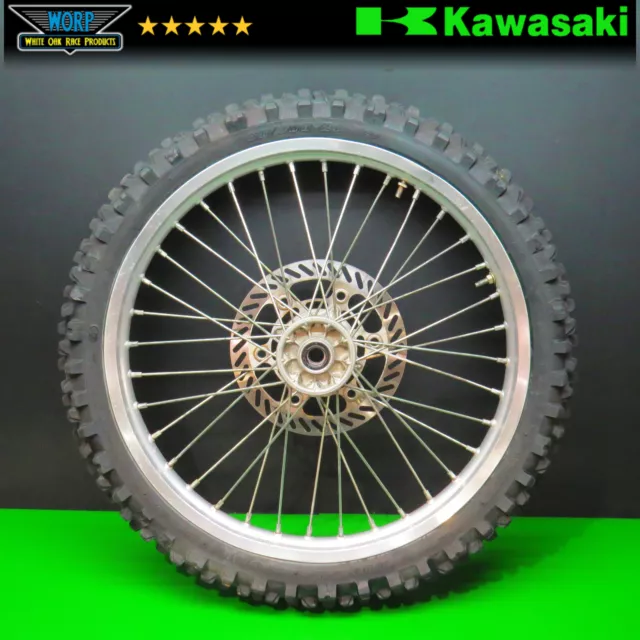 1995 Kawasaki Kx250 Front Wheel Rim Hub Tire Brake Rotor Disc 41034-1226