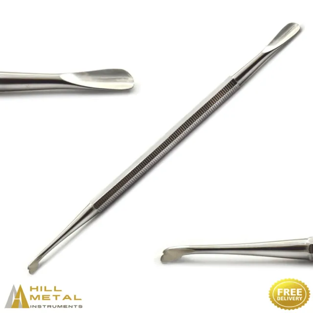 Nail Cuticle Pusher Skin Knife Double Ended Ingrown Toenails Cleaner Podiatry