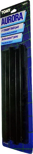 Aurora 9” Droit Piste (Paire) - Vintage 1986 - de Collection Neuf Mosc