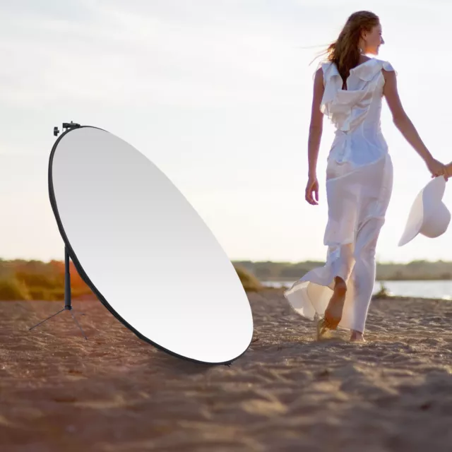 43" Studio Reflector Light Collapsible Photography Round Reflector Stand Kit