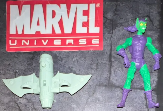 Marvel Universe 3.75" Amazing Spiderman Green Goblin & Glider Figure Lot