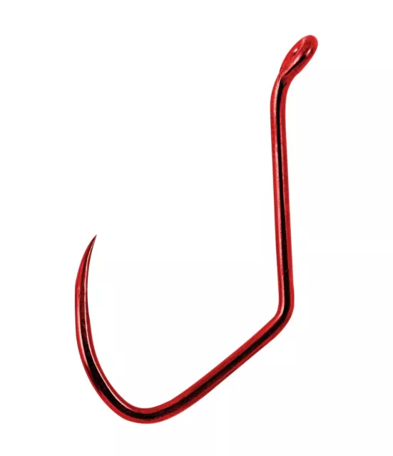 MATZUO SICKLE OCTOPUS Hook (Pack of 25), Red Chrome, 2/0 $7.27