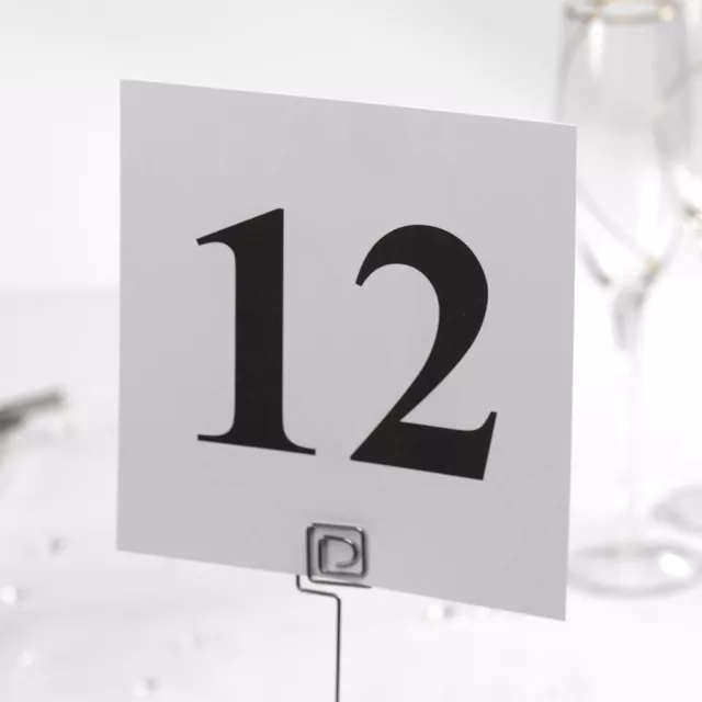 Números de mesa "Esquina" n.o 1-12 12 uds indicador boda decoración de mesa 3