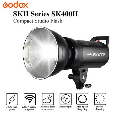 Luz estroboscópica inalámbrico de estudio Godox SK400II 400Ws GN65 5600K 2.4G