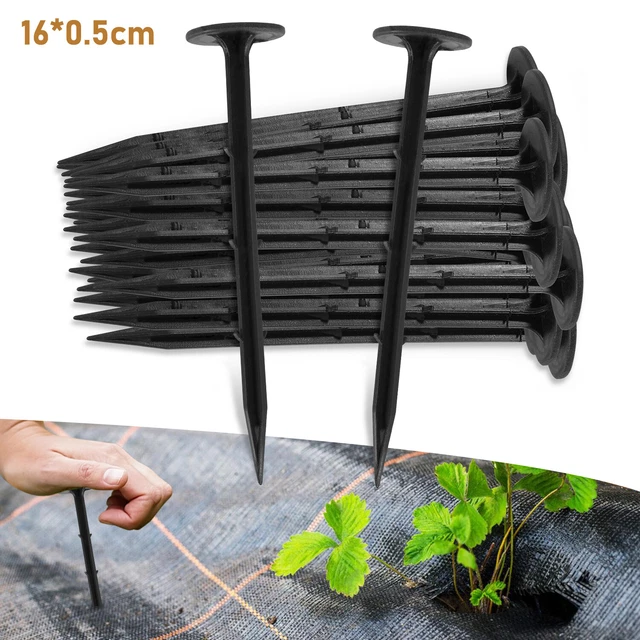 ERDANKER Kunststoffanker F. Unkrautvlies Bodengewebe Ohne Widerhaken In Versch. Mengen - Foto 10