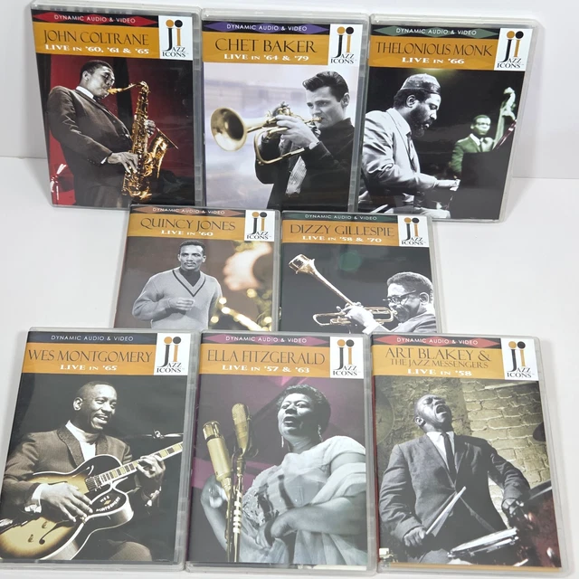 JAZZ ICONS JAZZ Icons Series 2 DVD Box Set 8-Disc John Coltrane