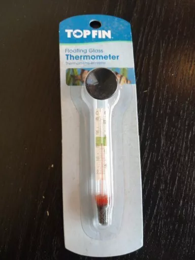 Top Fin Fish Tank Aquarium - Glass Thermometer w/ Suction Cup