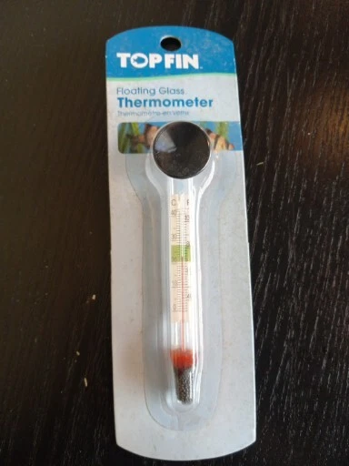 Top Fin Fish Tank Aquarium - Glass Thermometer w/ Suction Cup