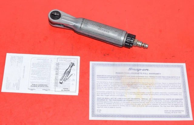 NICE Snap-On 1/4” Drive Micro Compact Mini Pneumatic Air Ratchet Wrench FAR25A