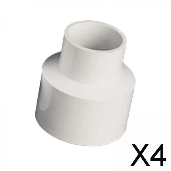 Réducteur De Conduit Blanc – Réducteur De Conduit Extracteur De Conduit Connecteur De Tuyau, 80, 100, 130, 140, 150 Mm, Plastique ABS