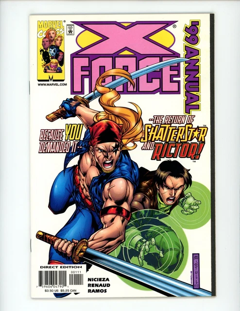 X-Force Annual #1999 Comic Book 1999 VF Fabian Nicieza Kevin Somers Marvel