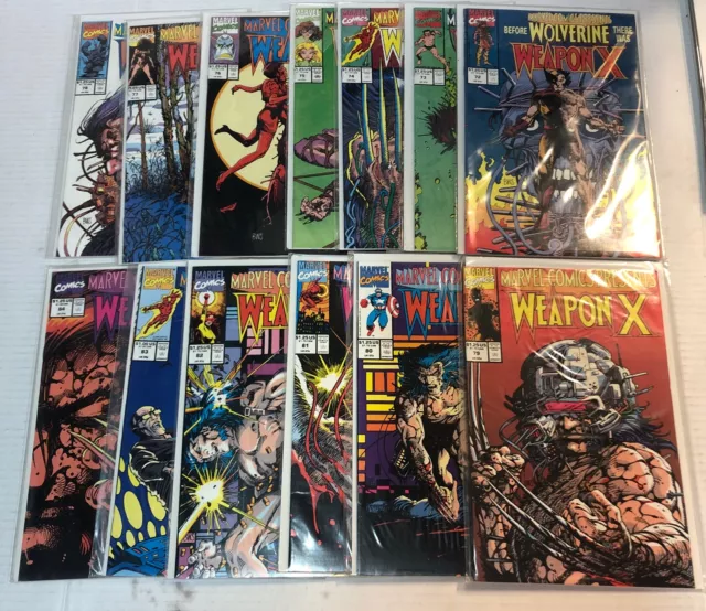 Marvel Comics Presents (1991) #72-84 F/NM Weapon X Set ~ Marvel Comics | BWS