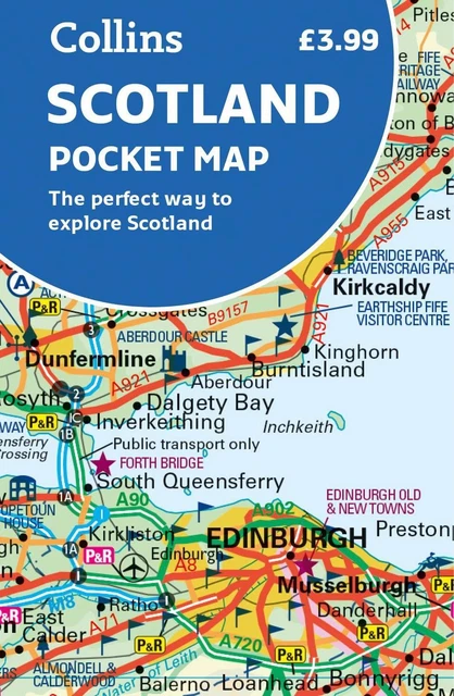 Fun Scotland Map SCOTLAND POCKET MAP: The Perfect Way to Explore Scotland by Collins ...