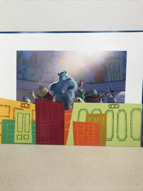 NEW Walt Disney's Monster’s Inc Exclusive Commemorative Disney Store Lithograph