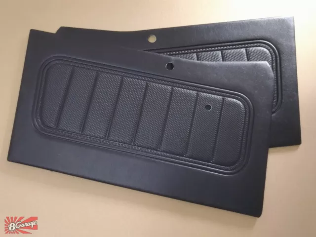 8 Garage Reproduction Door Panel Set CHEVROLET LUV / KB20 / Black