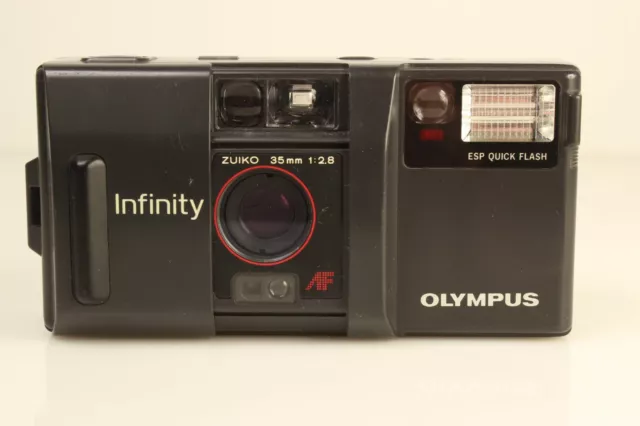 Olympus Infinity AF-1 35mm 2.8 Zuiko Lens Film Camera for parts repair