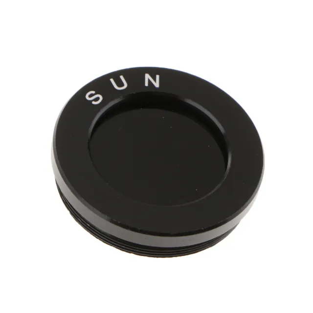 1.25" Astronomy Telescope Lens Optical Color Filter Glass Sun Filter Black