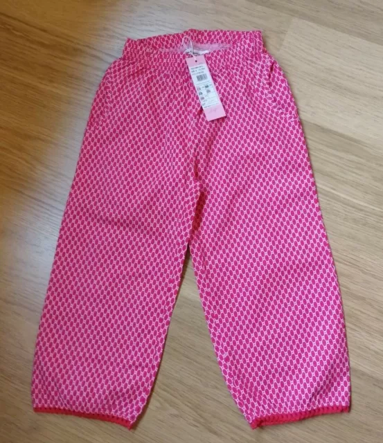 BNWT Phisterr & Philina girls pink with red dots capri style trousers age 4 yrs