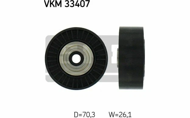 SKF Galet enrouleur (courroie d'accessoire) pour CITROEN XSARA VKM 33407