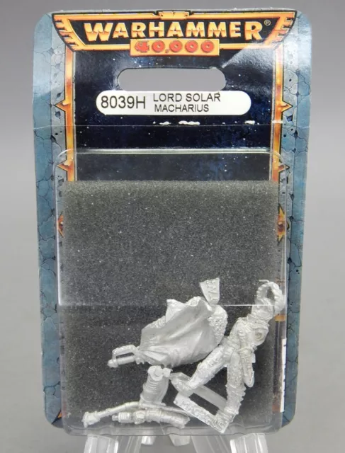 NIB Warhammer 40k 8039H Imperial Guard Lord Solar Macharius Metal 1997