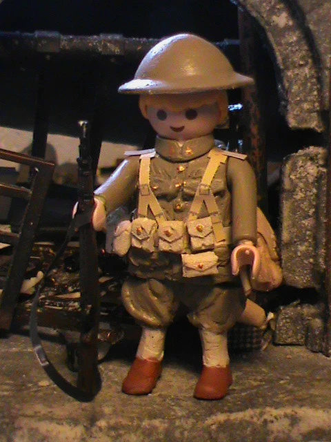 PLAYMOBIL CUSTOM SUBOFFICIER 658 Ostbataillon (1943-1944) Ref-0450 Bis