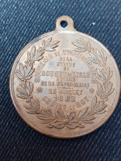 Médailles Inauguration Piscine Olympique De Marseille 1968 - Bronze, Collector !