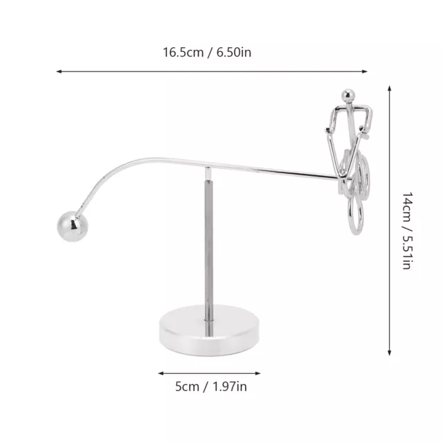 Balance Seesaw Toy Stainless Steel Balance Glass Toy Shiny Shadowless