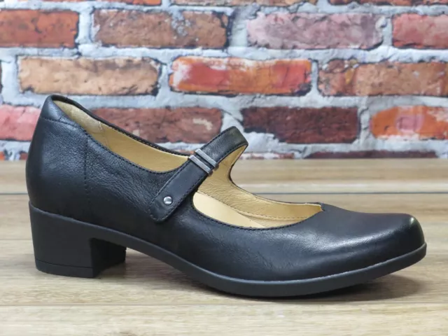 Women's Dansko Callista Burnished Nubuck Black Leather Mary Jane *3215-100200