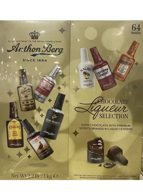Anthon Berg Assorted Chocolate Liqueur Bottles – Bella&Co.uk