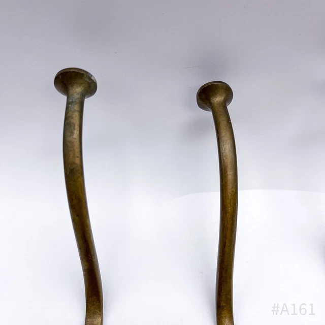 Art Nouveau Brass Coat Hooks Coat Hook Hat Hook 5 Piece Made IN Germany 8