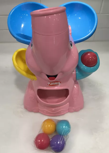 💫✅ Playskool Poppin Park PINK ELEPHANT BUSY BALL POPPER 4 Popping Balls Elefun