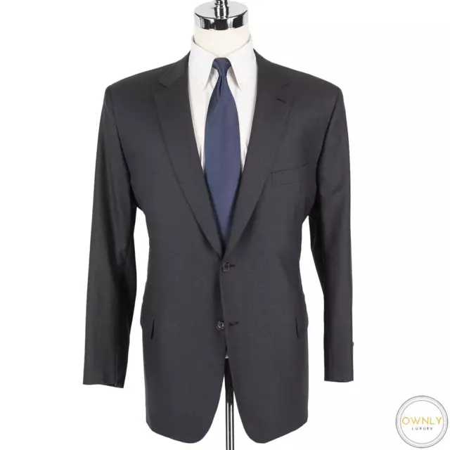 LNWOT CURRENT Brioni Grey S160's Wool Dual Vents 2Btn Suit 48R $7800