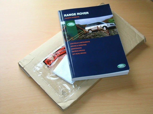 RANGE ROVER OWNERS Manual Handbook 2002 - 2006, Immaculate Condition £ ...