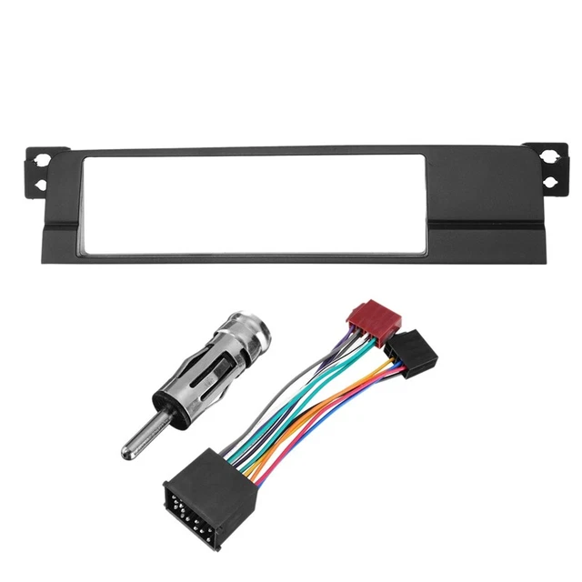 1 din Set DVD Adattatore Auto Radio Stereo Faccia per E46 1999-2006 W4B3