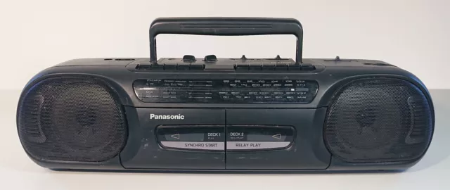 altes Panasonic RX-FT 530 Radio Kassettenspieler Kassettenrecorder Ghettoblaster