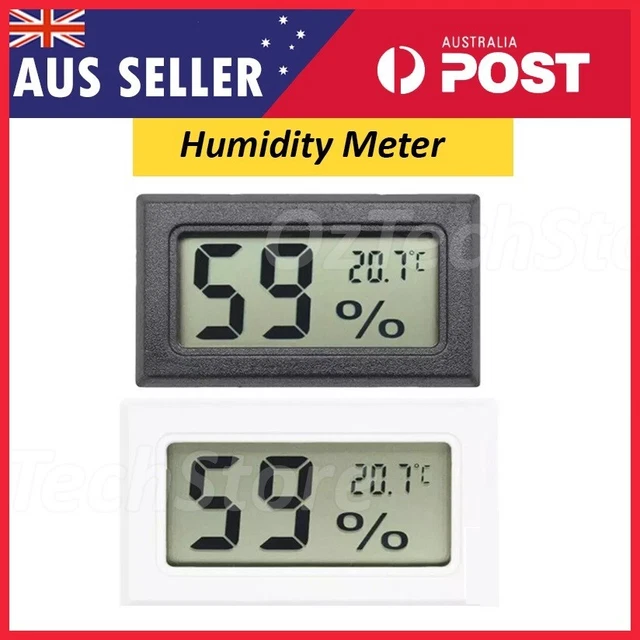 Baldr TH0119WH1 White Mini Thermo Hygrometer Temperature, 1 each - Fry